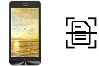 Escanear documento en un Asus Zenfone 5 A500KL (2014)