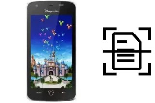 Escanear documento en un Disney Mobile DM001C Mickey