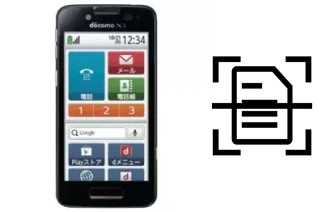 Escanear documento en un DoCoMo F-09E