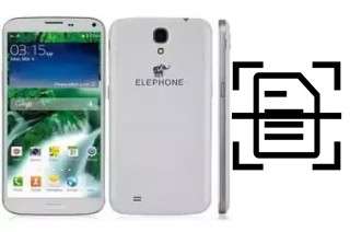 Escanear documento en un Elephone P6