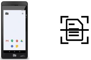 Escanear documento en un Elo Touch Pay M60