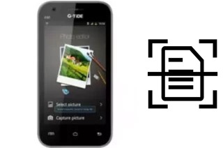 Escanear documento en un G-Tide E60