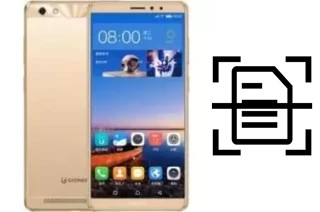 Escanear documento en un Gionee M7 Mini