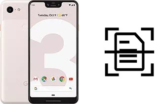 Escanear documento en un Google Pixel 3 XL