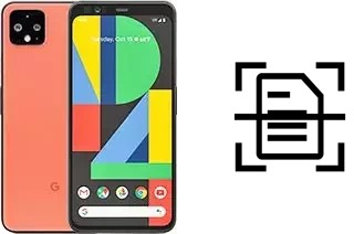 Escanear documento en un Google Pixel 4