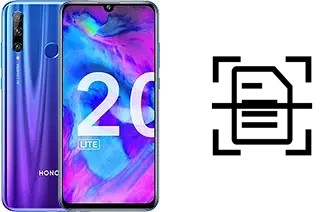 Escanear documento en un Honor 20 lite