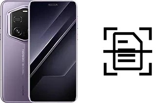 Escanear documento en un Honor Magic7 RSR Porsche Design