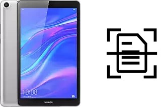 Escanear documento en un Honor Tab 5