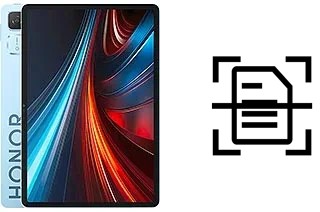 Escanear documento en un Honor Tablet GT