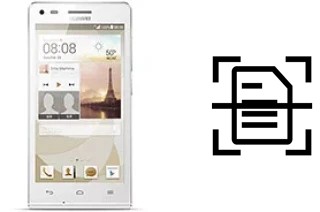 Escanear documento en un Huawei Ascend G6