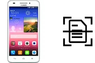 Escanear documento en un Huawei Ascend G620s