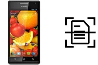 Escanear documento en un Huawei Ascend P1 XL U9200E