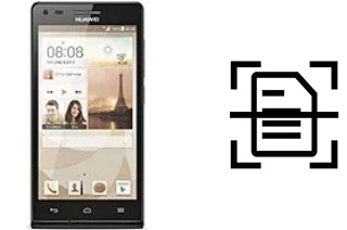 Escanear documento en un Huawei Ascend P7 mini
