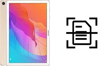 Escanear documento en un Huawei Enjoy Tablet 2