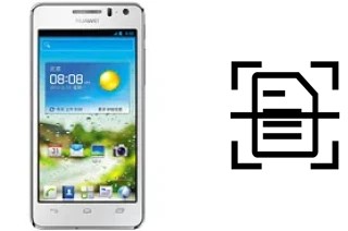 Escanear documento en un Huawei Ascend G600