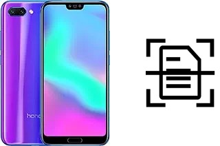 Escanear documento en un Huawei Honor 10