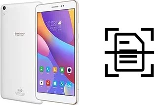 Escanear documento en un Huawei Honor Pad 2