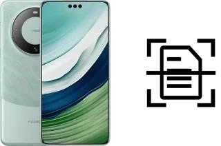 Escanear documento en un Huawei Mate 60 Pro