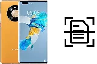 Escanear documento en un Huawei Mate 40 Pro