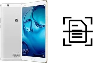 Escanear documento en un Huawei MediaPad M3 8.4