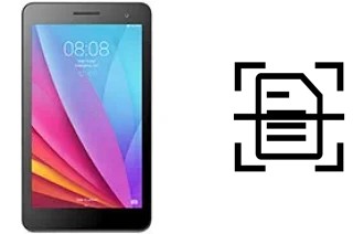 Escanear documento en un Huawei MediaPad T1 7.0 Plus