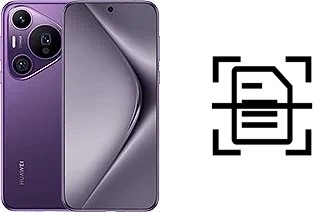 Escanear documento en un Huawei Pura 70 Pro