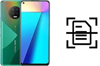 Escanear documento en un Infinix Note 7