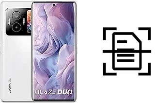 Escanear documento en un Lava Blaze Duo