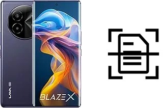 Escanear documento en un Lava Blaze X