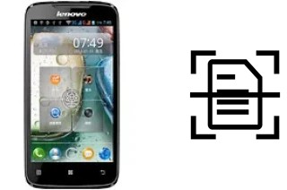 Escanear documento en un Lenovo A390