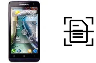 Escanear documento en un Lenovo P770