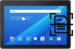Escanear documento en un Lenovo Tab E10