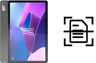 Escanear documento en un Lenovo Tab P11 Pro Gen 2