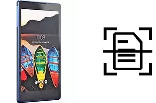 Escanear documento en un Lenovo Tab3 8 Plus