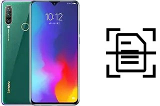 Escanear documento en un Lenovo K10 Note