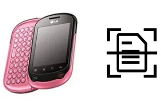 Escanear documento en un LG Optimus Chat C550