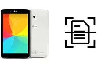 Escanear documento en un LG G Pad 8.0