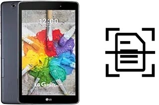 Escanear documento en un LG G Pad III 10.1 FHD