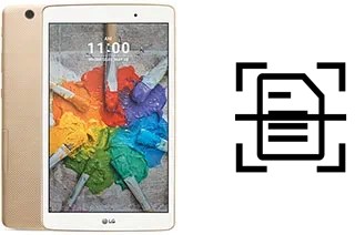 Escanear documento en un LG G Pad X 8.0