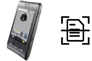 Escanear documento en un LG GT540 Optimus