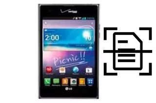 Escanear documento en un LG Intuition