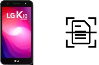 Escanear documento en un LG K10 Power