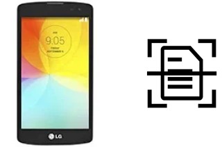 Escanear documento en un LG L Fino