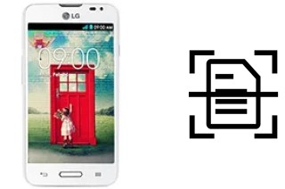 Escanear documento en un LG L65 D280