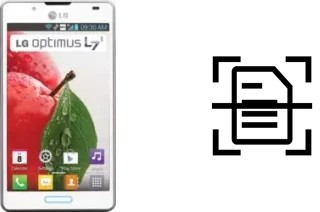 Escanear documento en un LG Optimus L7 II Dual