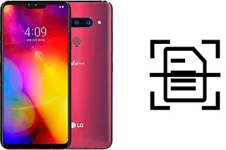 Escanear documento en un LG V40 ThinQ