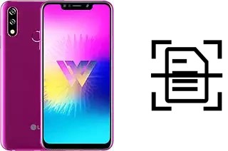 Escanear documento en un LG W10