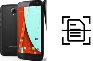 Escanear documento en un Maxwest Astro X5