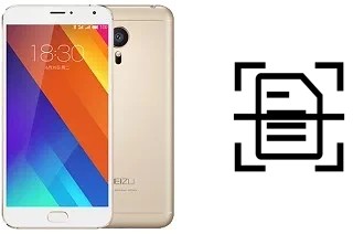 Escanear documento en un Meizu MX5e