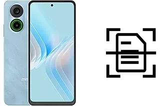Escanear documento en un Meizu Note 21 Pro
